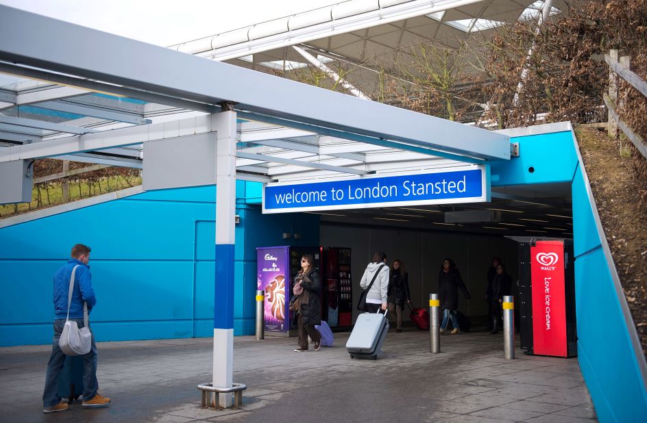 <strong>Stansted Airport (STN) --</strong> Thirty miles from London and deep in leafy Essex countryside, Stansted isn't close to the city center, but the Stansted Express train is quite straightforward. 