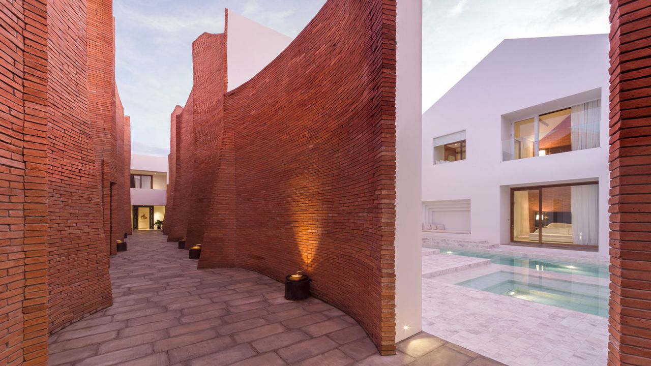 Sala Ayutthaya's design was inspired by the area's historical ruins.
