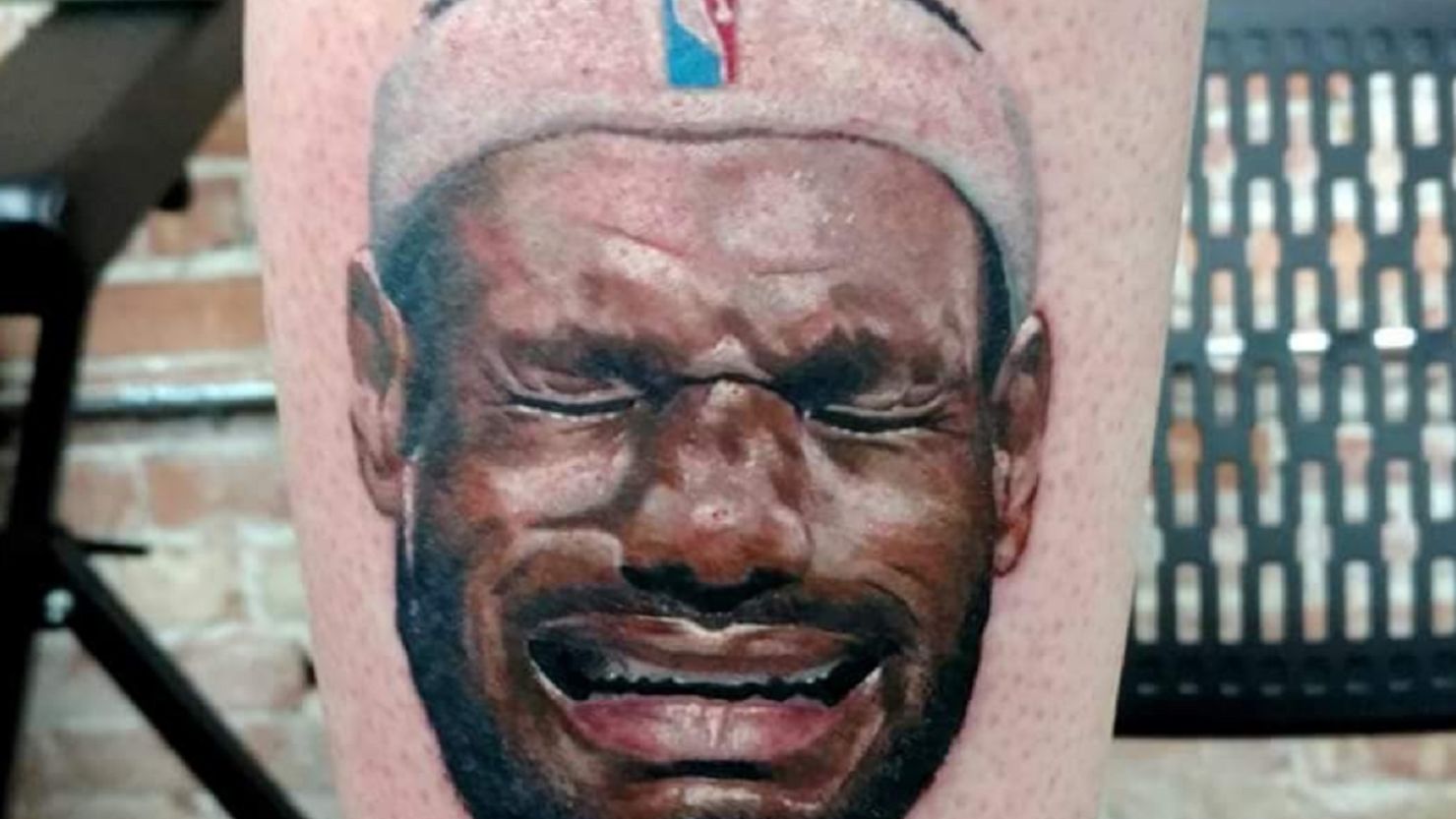 Crying Lebron card