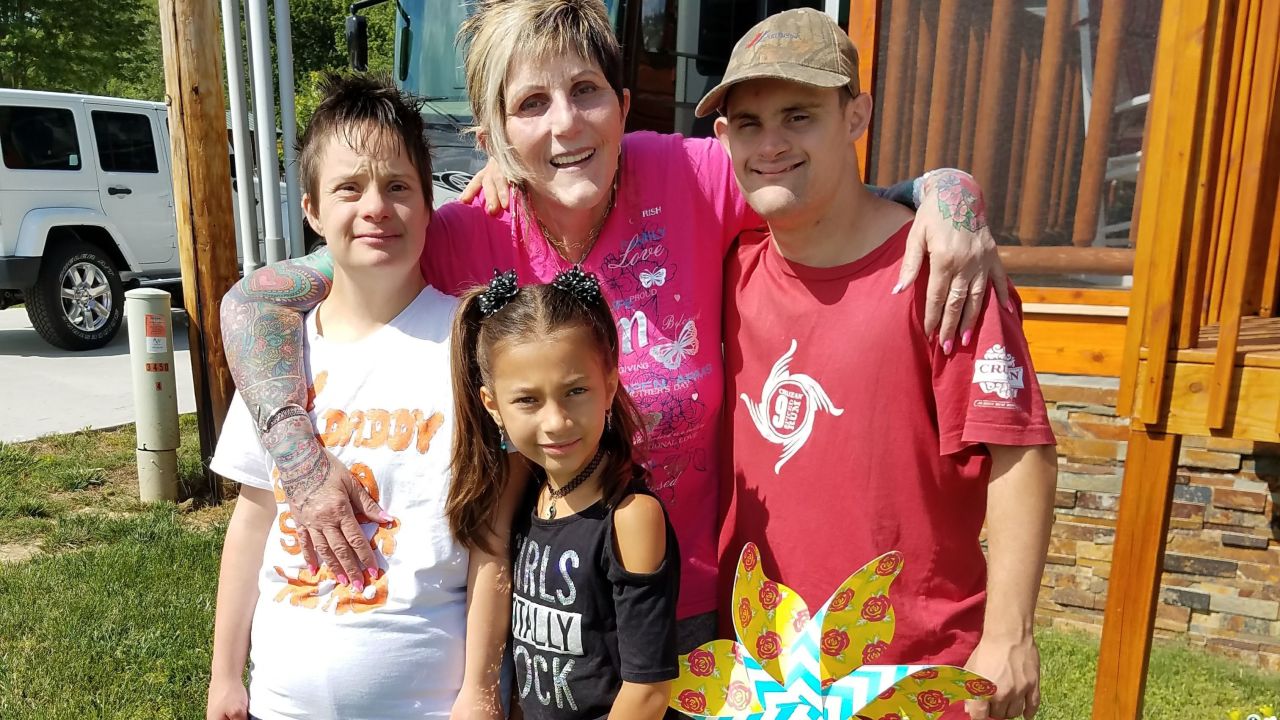 20 people, most with special needs, live in the Geraldi household today.