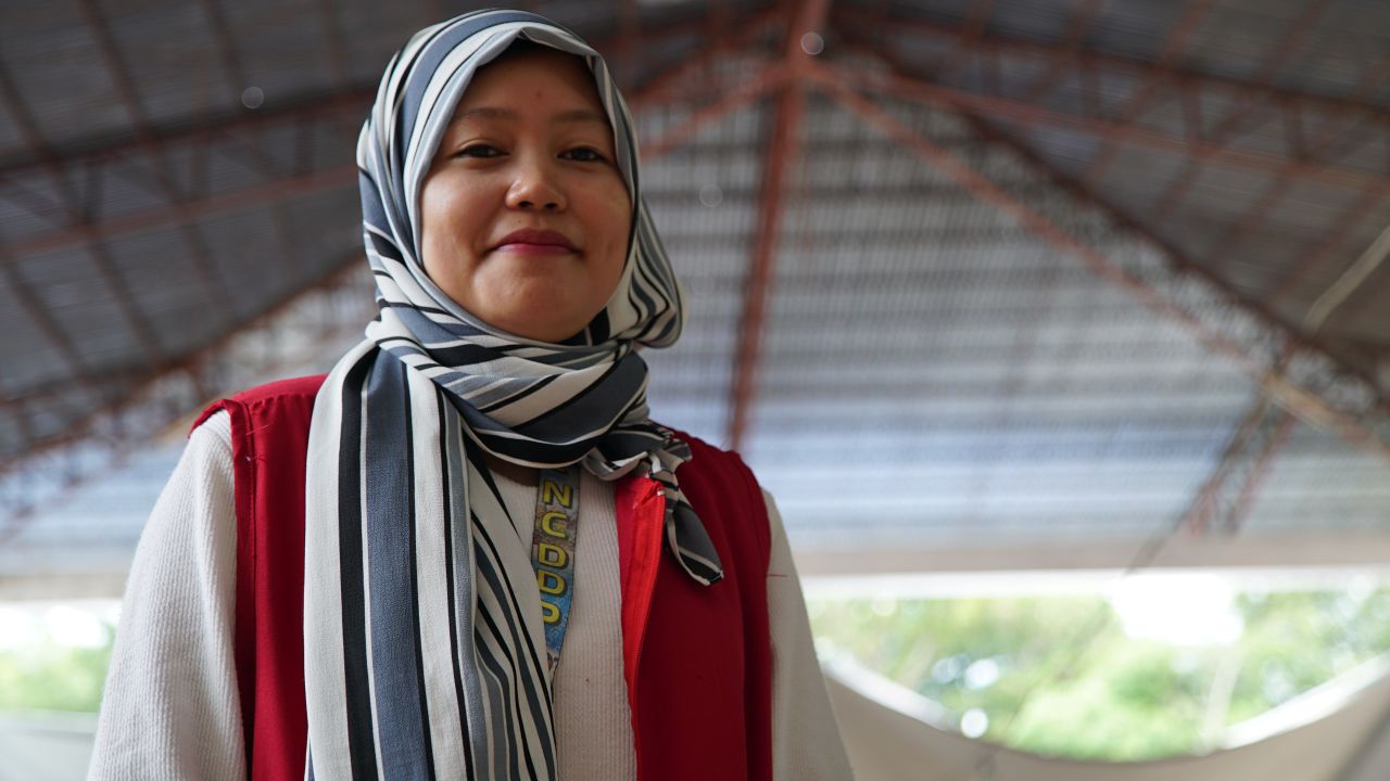 Rahmah T. Abdou is looking for a way to get her family to safety.