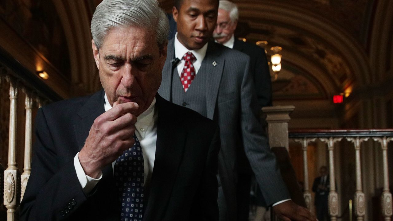 WASHINGTON, DC - JUNE 21:  Special counsel Robert Mueller arrives at the U.S. Capitol for closed meeting with members of the Senate Judiciary Committee June 21, 2017 in Washington, DC. (Alex Wong/Getty Images)