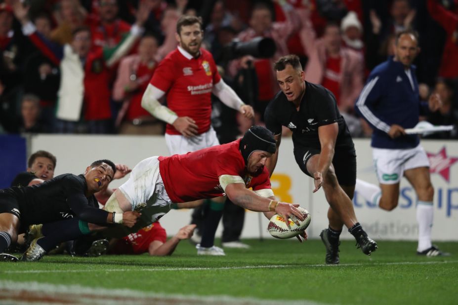 But the Lions responded, Sean O'Brien going over to register the tourist's first try of the series. The Lions tour one of rugby's southern hemisphere superpowers -- New Zealand, Australia and South Africa -- once every four years.