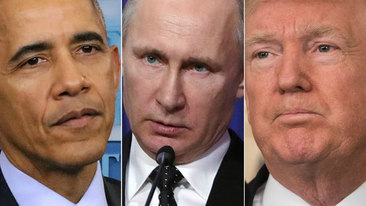 Obama Putin Trump split