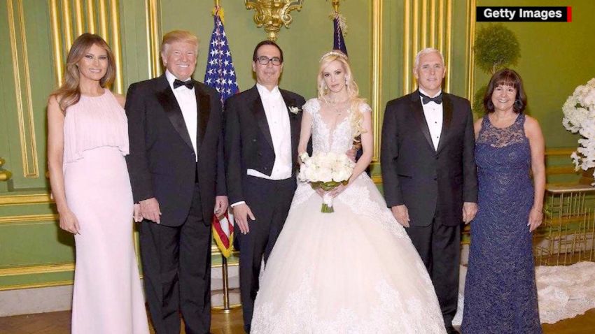 Donald Trump Steve Mnuchin wedding