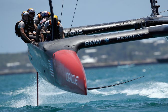 But Spithill, a keen boxer in his spare time, is adamant the team won't give up. "We've been here before, we will fight all the way," the Australian says.