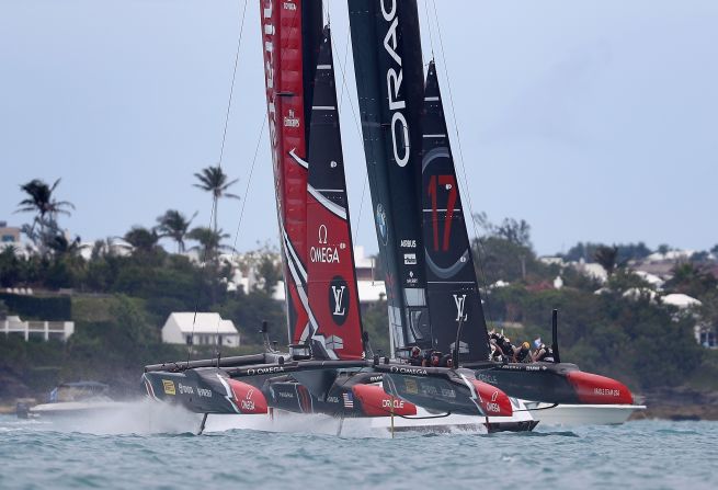 On the water, Spithill has been overshadowed by 26-year-old Kiwi Pete Burling who is skippering in the Emirates Team New Zealand.