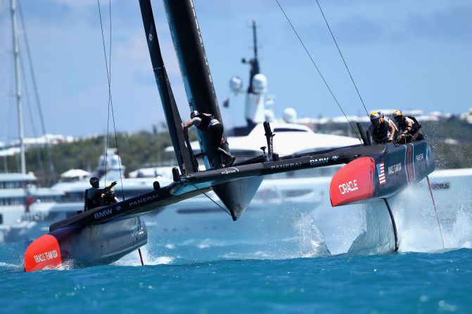 Oracle Team USA has undergone dramatic design changes, making adjustments to the rudders to improve the foiling -- but to no avail so far.