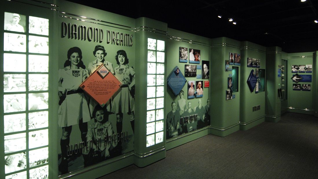 <strong>Diamond Dreams:</strong> In honor of the 25th anniversary of the movie "A League of Their Own," the Hall of Fame is sponsoring special exhibits, talks, screenings and other events centering around women in the sport.