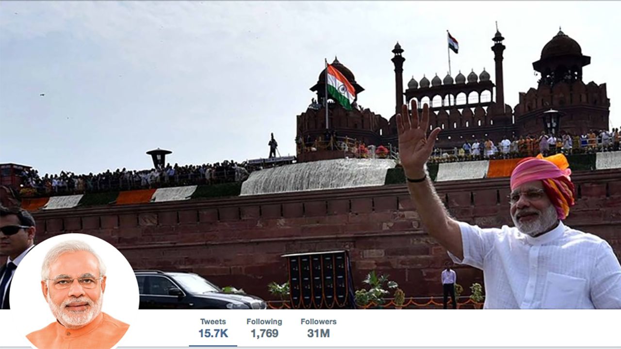 Prime Minister Narendra Modi's Twitter account