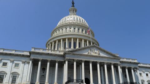 The US Capitol building is pictured in Washington, DC, on July 29, 2011. US President Barack Obama warned the US was almost of time to agree a debt ceiling deal as Republicans and Democrats scrambled to find a way out of an impasse and avoid a disastrous default. With just days to go until the United States could be pushed into an unprecedented default, Obama insisted the warring sides could still reach an 11th-hour compromise on raising the $14.3 trillion debt ceiling.