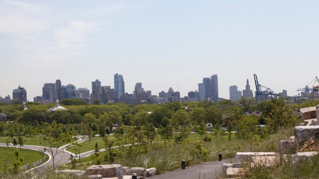 One view from Governors Island. 