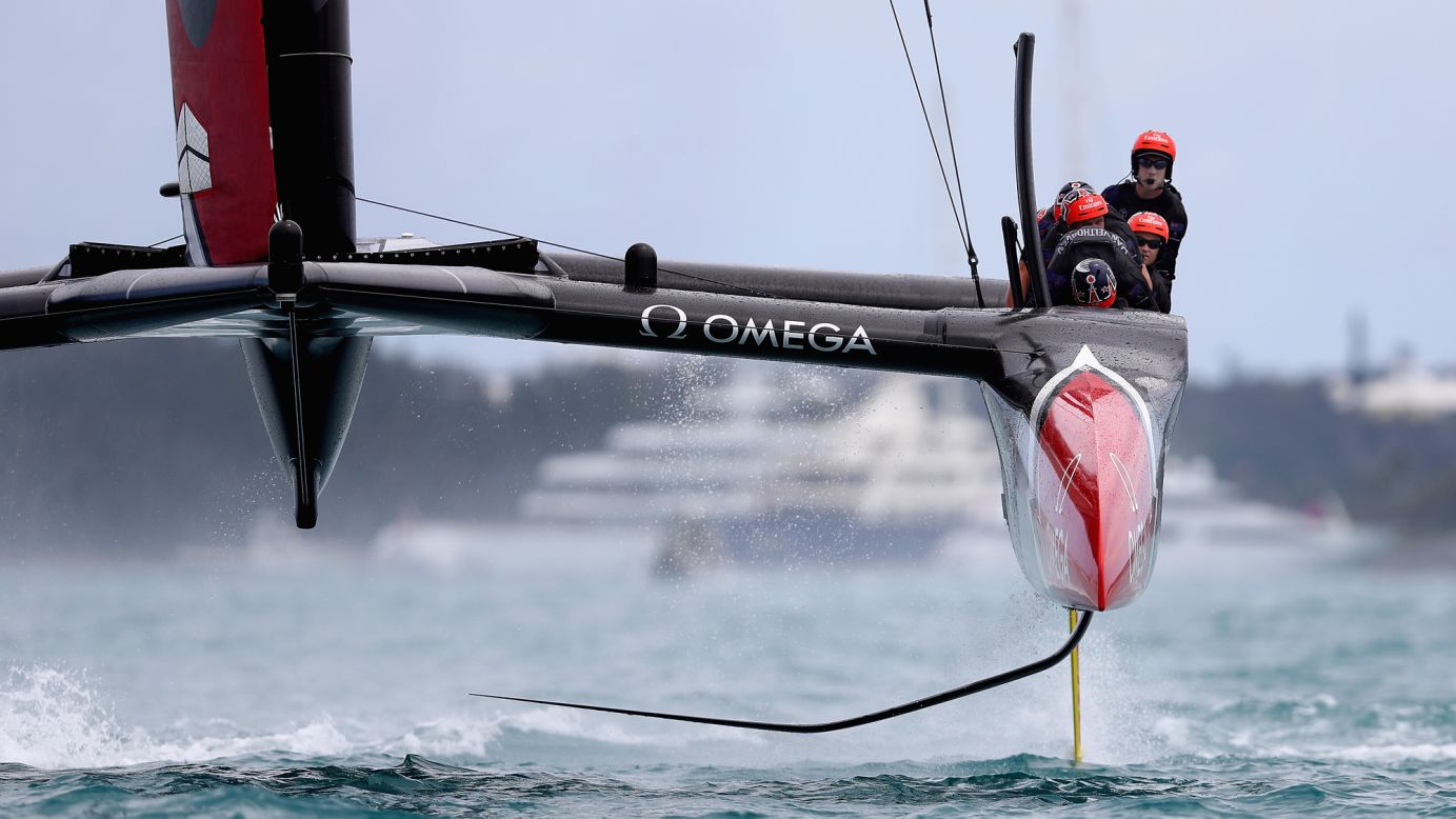 Emirates Team New Zealand, led by Peter Burling, races during the third day of the America's Cup on Saturday, June 24. The team would go on to regain the cup on Monday, <a href="http://www.cnn.com/2017/06/26/sport/americas-cup-team-new-zealand-beat-oracle-team-usa/index.html" target="_blank">trouncing Oracle Team USA.</a>