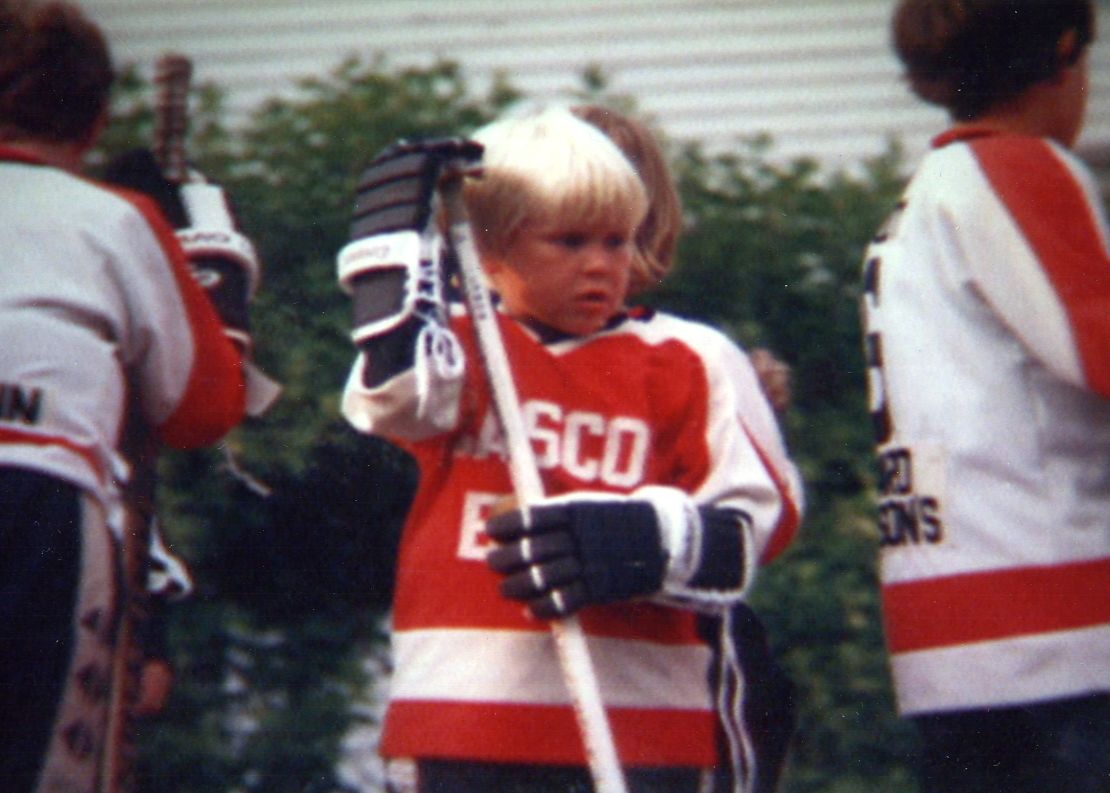 Roy started playing hockey at a young age. 