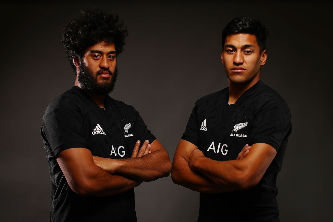 Akira Ioane (left) and brother Rieko are expected to achieve great things with the All Blacks