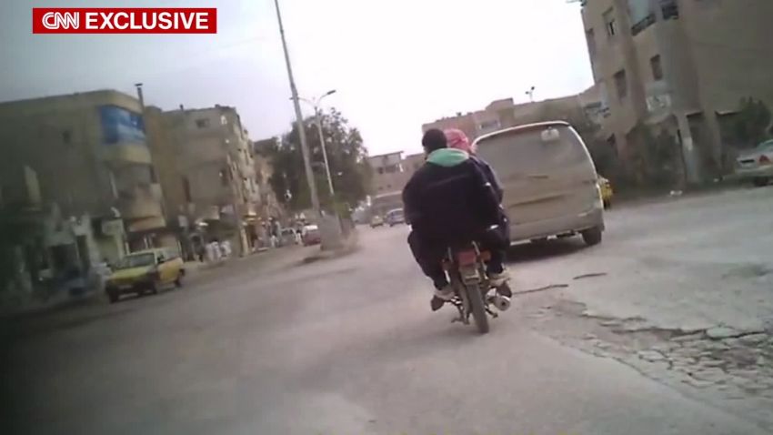 syria raqqa isis undercover video paton walsh pkg_00003603.jpg