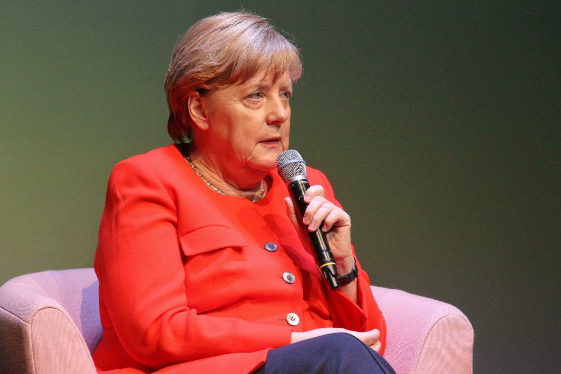 Merkel hinted at a vote on same-sex marriage during an event in Berlin Monday evening.
