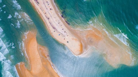 Chad Koczera captured these shots of the island via drone.
