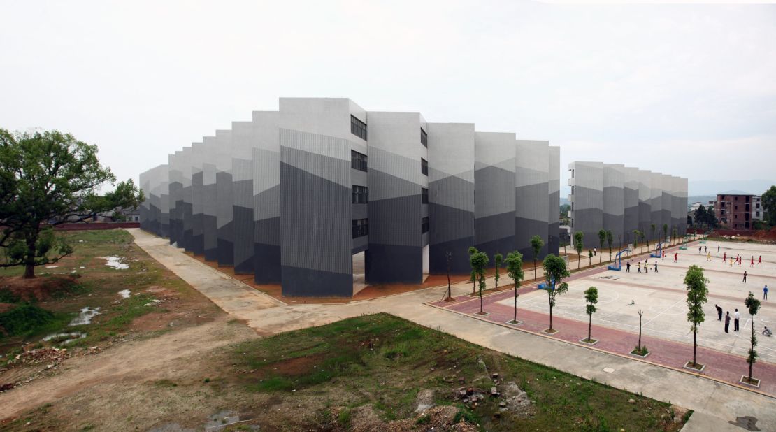 Bolchover and Lin designed the Yongxin Secondary School so that it could be adapted -- possibly by other architects -- for different communities. "Other architects don't want to be copied, but we love to be copied," Lin says. 