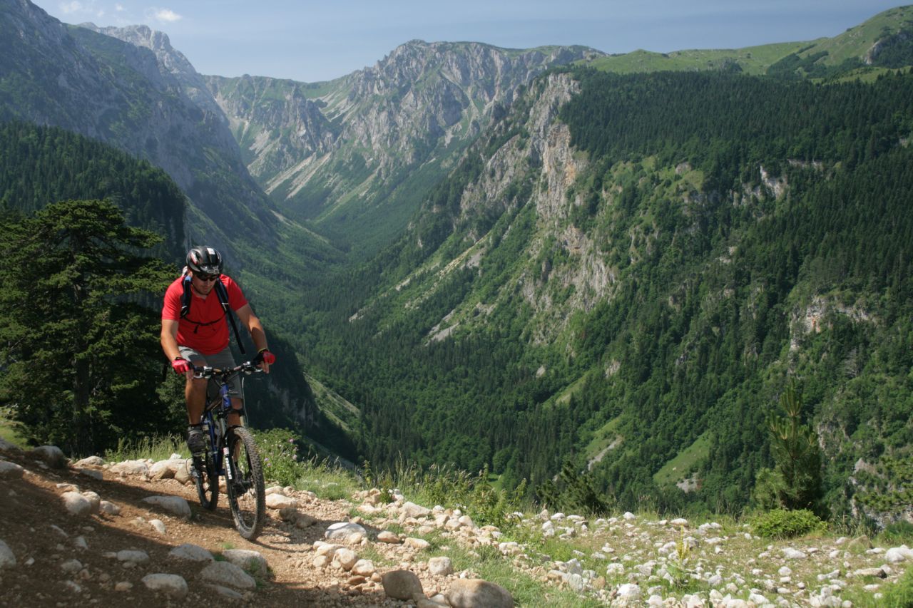 <strong>Durmitor National Park</strong>: Formed by glaciers, this is a place of extraordinary natural beauty and perfect for mountain biking.