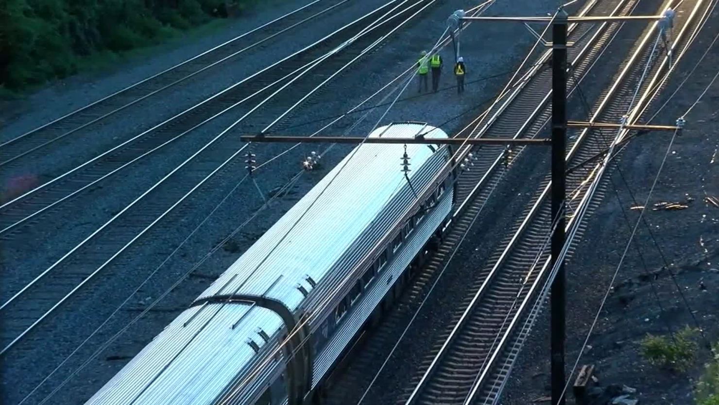 Amtrak Train 175 struck and killed two CSX workers while approaching Washington DC's Union Station.