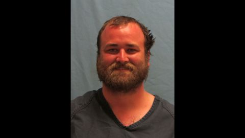 Michael Tate Reed, 32, is accused of ramming his car into the moument.