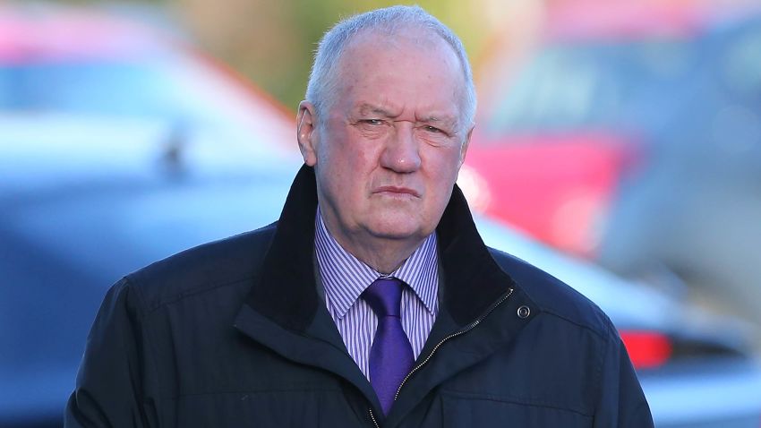 WARRINGTON, ENGLAND - MARCH 10:  Former South Yorkshire Police Chief David Duckenfield arrives to give evidence at the Hillsborough Inquest at the specially adapted office building in Birchwood Park on March 10, 2015 in Warrington, England. Mr Duckenfield, who was a chief superintendent in South Yorkshire Police in 1989, was the match commander on the day of the FA Cup semi-final where 96 Liverpool fans died on April 15, 1989. He will attend the Hillsborough Inquests from today until March 14.  (Photo by Dave Thompson/Getty Images)