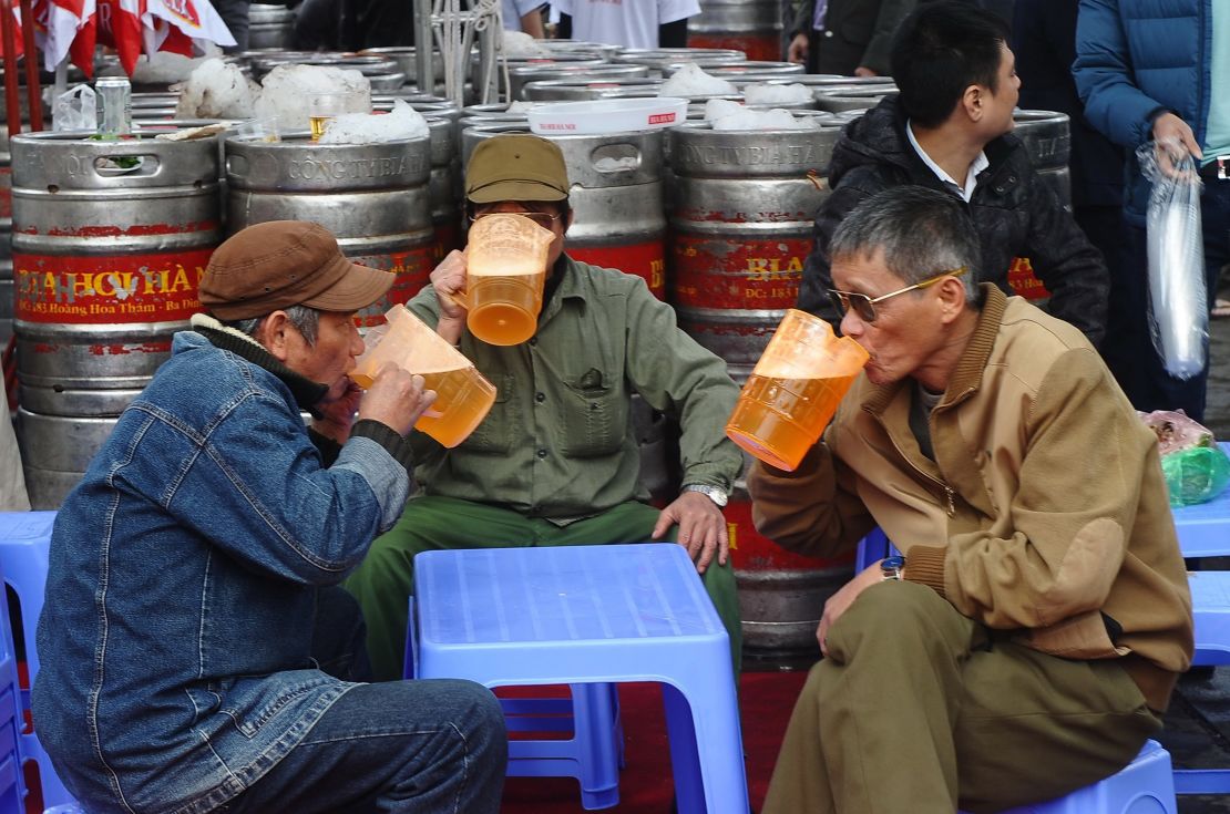 Vietnam is one of the top beer-drinking nations in Southeast Asia. 