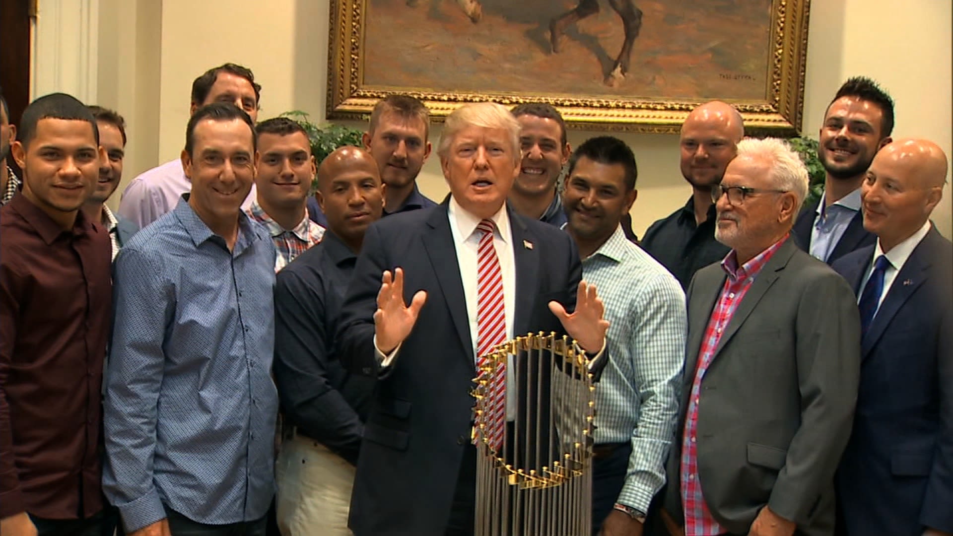 Cubs visit Trump, White House