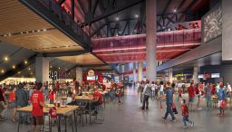 The updated arena will have 360-degree access throughout.