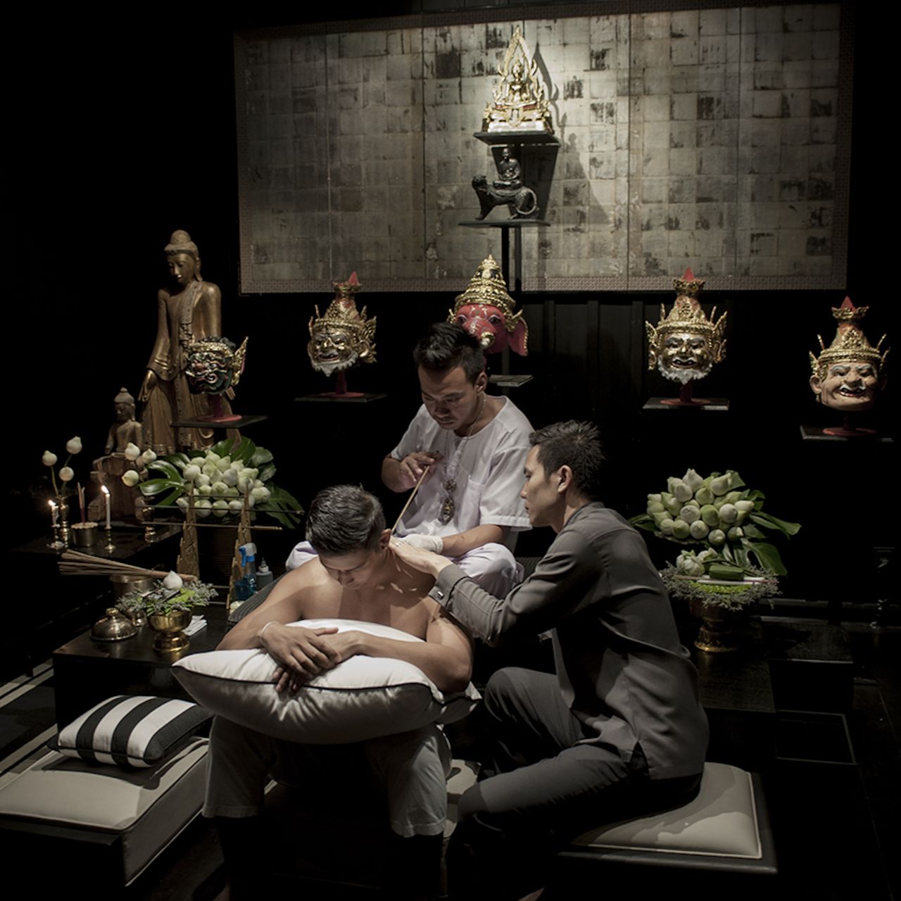 <strong>Sak yant tattoos:</strong> A new offering at The Siam, guests can get a sacred "sak yant" tattoo in the resort's specially consecrated space. All tattoos are applied by hand using a traditional khem sak rod and needle. 