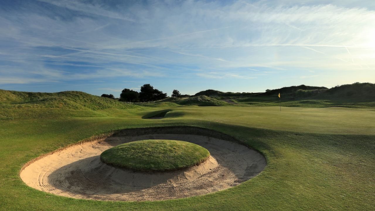 <strong>Royal Birkdale:</strong>  This powerhouse of a links features flat fairways and fair greens with holes framed by towering dunes. 