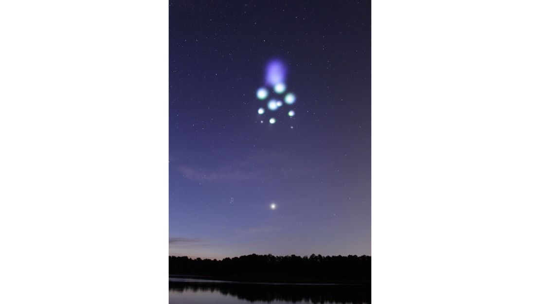 One of Christopher Becke's images capturing the colorful clouds.