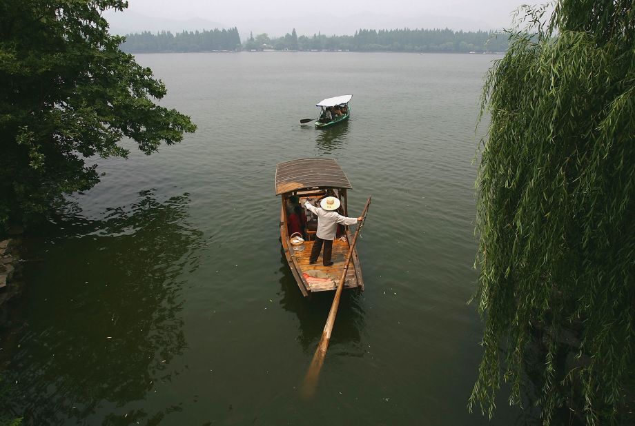 <strong>Lake life:</strong> Around the lake, travelers will find dozens of ancient pagodas, gardens, carp ponds, half-moon bridges and temples -- not to mention easy treks through the hillsides.