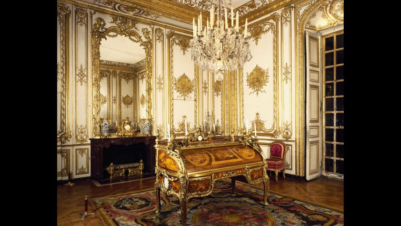 Louis XV's study at Versailles.