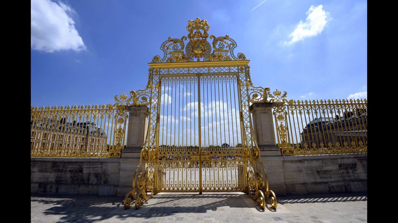The royal gate at Versailles.