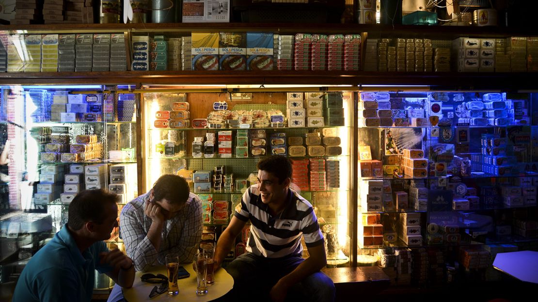 An old fishing shop-turned-canned fish bar, Sol e Pesca is one of the traditional bars at Cais do Sodré in Lisbon.