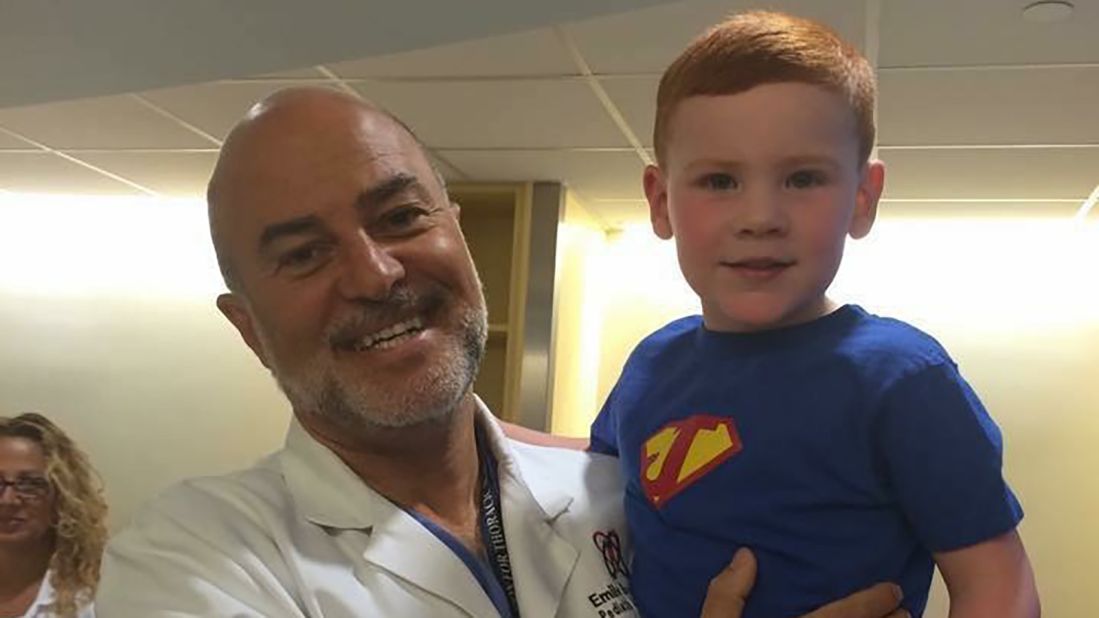 Dr. Emile Bacha, chief of congenital and pediatric cardiac surgery at Morgan Stanley Children's Hospital of NewYork-Presbyterian/Columbia University Medical Center, repaired Jack's heart in a series of open-heart surgeries.