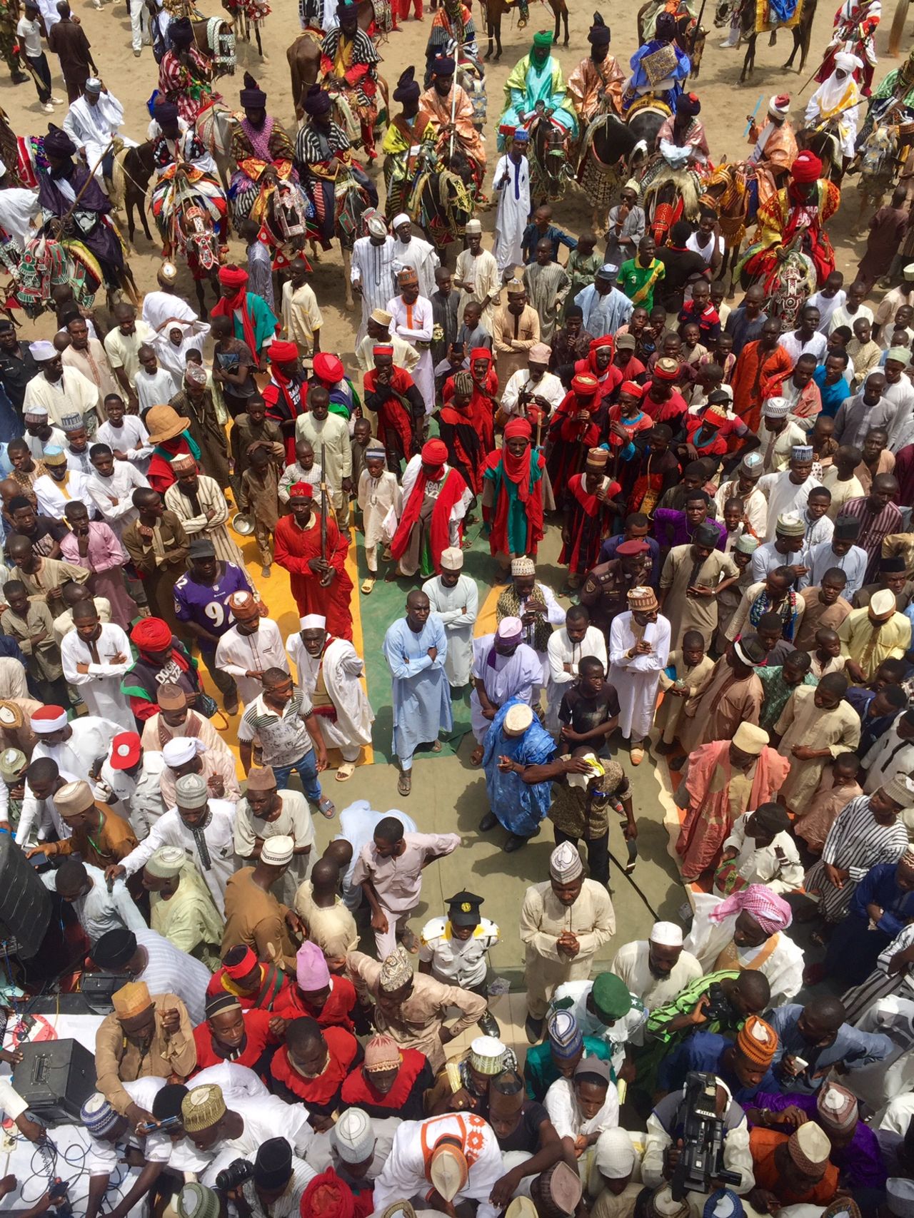 Originally the festival was associated with wartime allegiance, a parade of horsemanship before the Emir to showcase the readiness and loyalty of his regiments. Today it remains a rich, colorful event typically used to mark the significant Islamic holidays, Eid-al-Fitr and Eid-al-Adha.