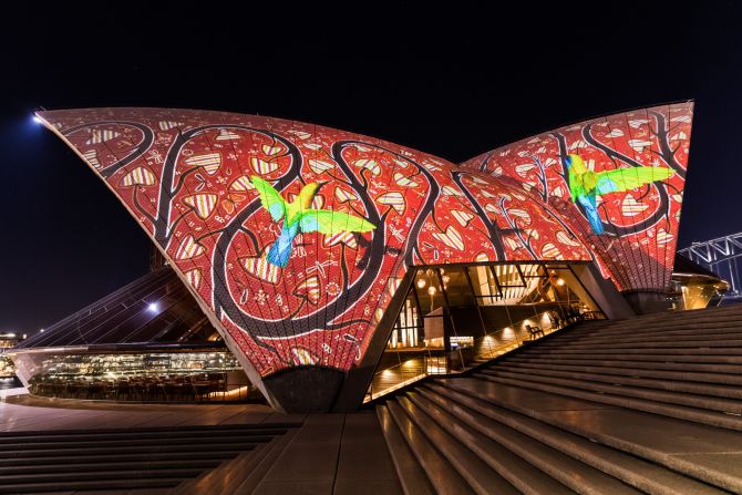The "Badu Gili" artwork represents an important celebration of indigenous culture, says Rhoda Robert, the project's curator and Sydney Opera House's head of indigenous programming.