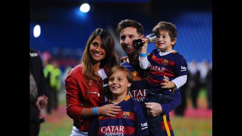 Roccuzzo was also born in Rosario. The couple's wedding will take place in the City Center Casino, in the Las Flores neighborhood of Rosario. The couple are parents to to four-year-old Thiago and one-year-old Mateo.