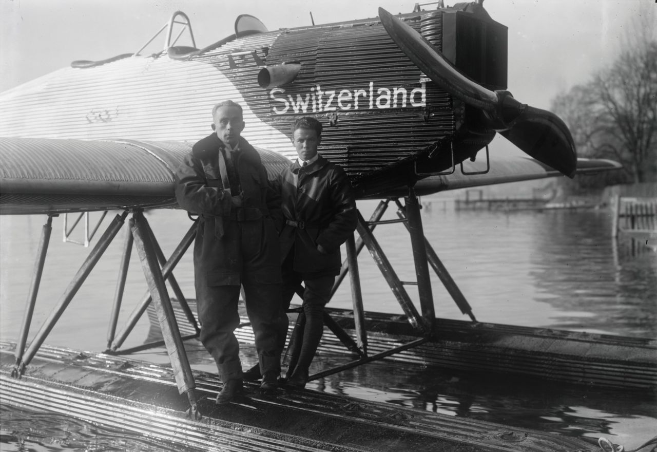 <strong>Aviator's legacy: </strong>New book "Walter Mittelholzer Revisited" examines the aviator's photography archive. "We have about 18,500 photographs by Walter Mittelholzer in ETH Library's Image Archive," says editor Michael Gasser.