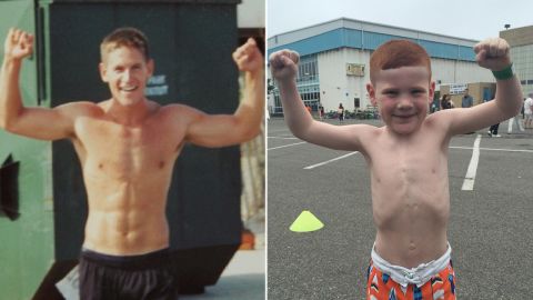 Jack's uncle, New York firefighter Michael Kiefer, competed in his first triathlon just two days before he was killed on September 11, 2001
