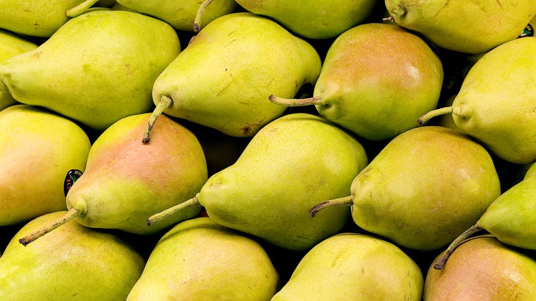At 6 grams each, pears have some of the highest fiber content in the fruit family. Eat them raw, in salads or poached in wine or pomegranate juice for dessert.<br />