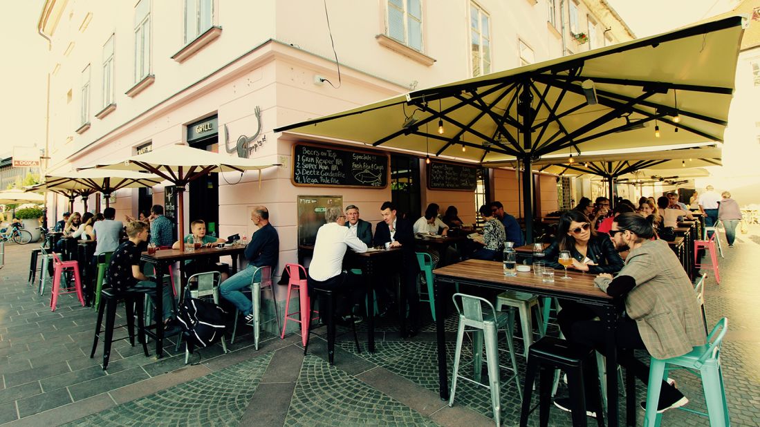 <strong>Ljubljana's best restaurants: </strong>"I often go here and dine alone, but I never feel alone. It has such a great young, loud atmosphere," says Ros, of Pop's Place. 