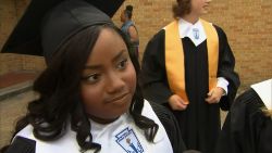 Jasmine Shepard, co-valedictorian of Cleveland High School in Cleveland, Mississippi.