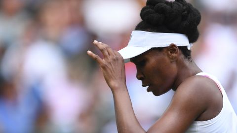 The 37-year-old Venus is a five-time Wimbledon singles champion.