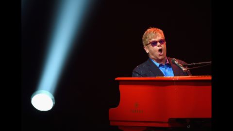 <a href="http://www.cnn.com/2013/06/04/showbiz/elton-john-fast-facts/index.html">Elton John</a> is one of the best-selling recording artists of all time. <a href="https://www.billboard.com/articles/columns/chart-beat/7735709/elton-john-biggest-billboard-hot-100-hits" target="_blank" target="_blank">The singer has charted more than 60 songs on Billboard's Hot 100 list</a>, including nine No. 1 hits. <a href="https://www.grammy.com/grammys/artists/elton-john" target="_blank" target="_blank">The five-time Grammy winner </a>was inducted into the <a href="https://www.rockhall.com/inductees/elton-john" target="_blank" target="_blank">Rock & Roll Hall of Fame in 1994</a> and knighted by Queen Elizabeth II in 1998 for his music and work in AIDS charities. Take a look at the life of the legendary musician, here performing in Los Angeles in 2016: 