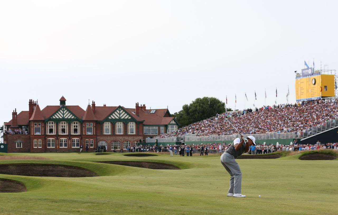 <strong>Royal Lytham & St. Annes: </strong>Nestled in a pocket of duneland surrounded by houses and a railway track, Royal Lytham in northwest England retains a charming links quality.