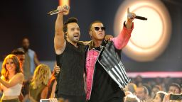 Luis Fonsi and Daddy Yankee perform onstage at the Billboard Latin Music Awards at Watsco Center on April 27, 2017 in Coral Gables, Florida.  (Photo by Sergi Alexander/Getty Images)